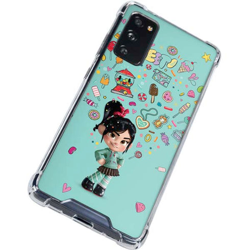 Disney Wreck-it Ralph Vanellope Sugar Icons Galaxy S20 FE Clear Case